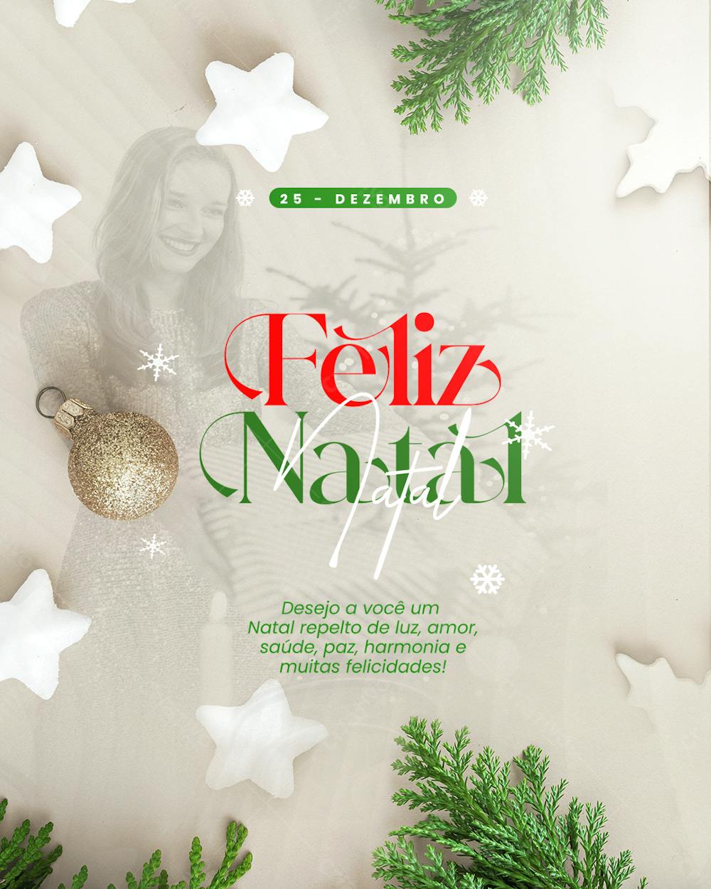 Feliz Natal , arte editável, imagens inclusas, PSD