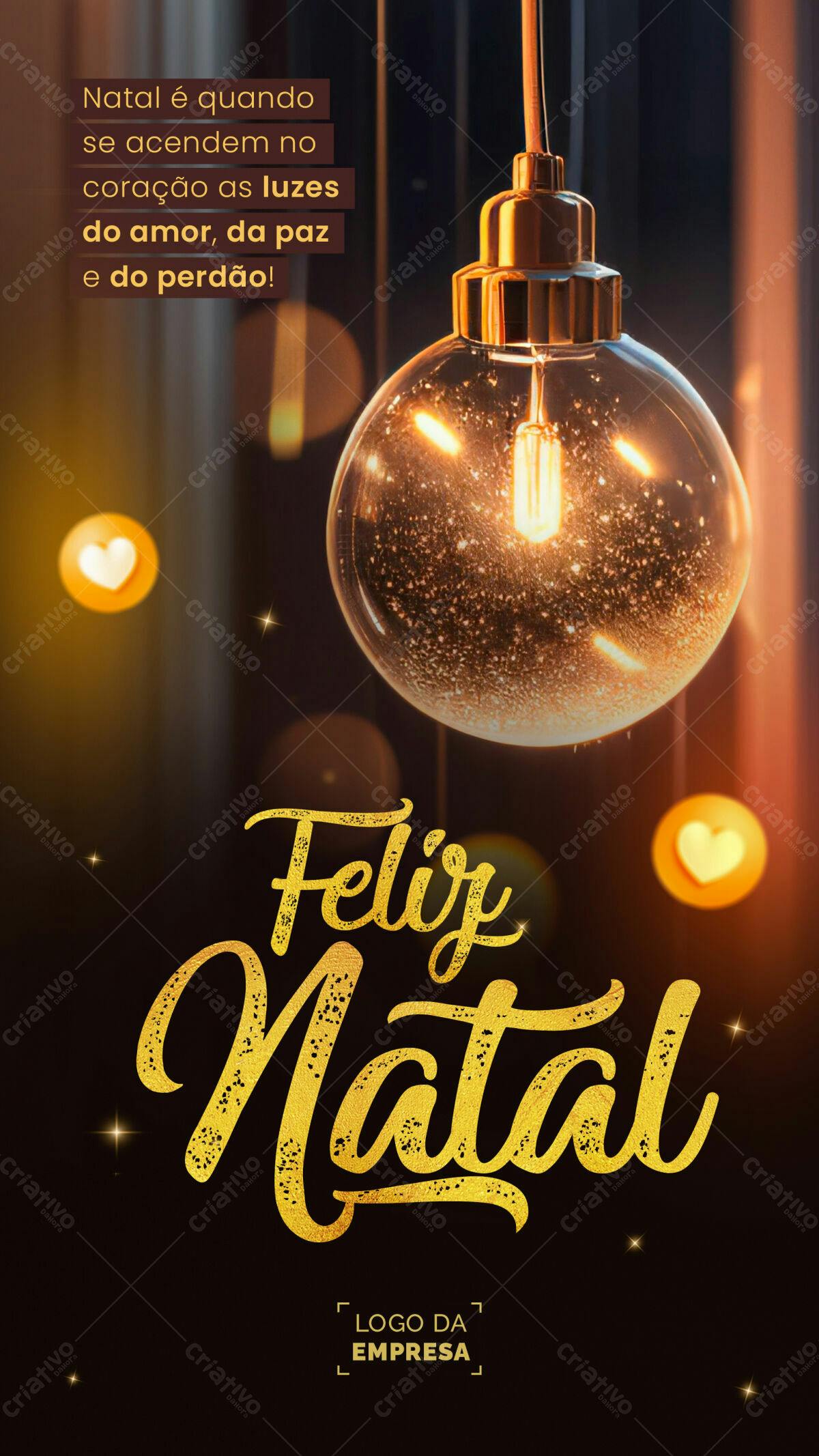 Flyer Feliz Natal PSD Editável