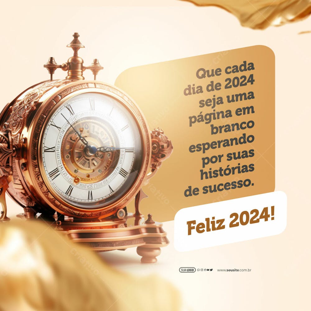 Social Media   Feliz 2024   Histórias De Sucesso