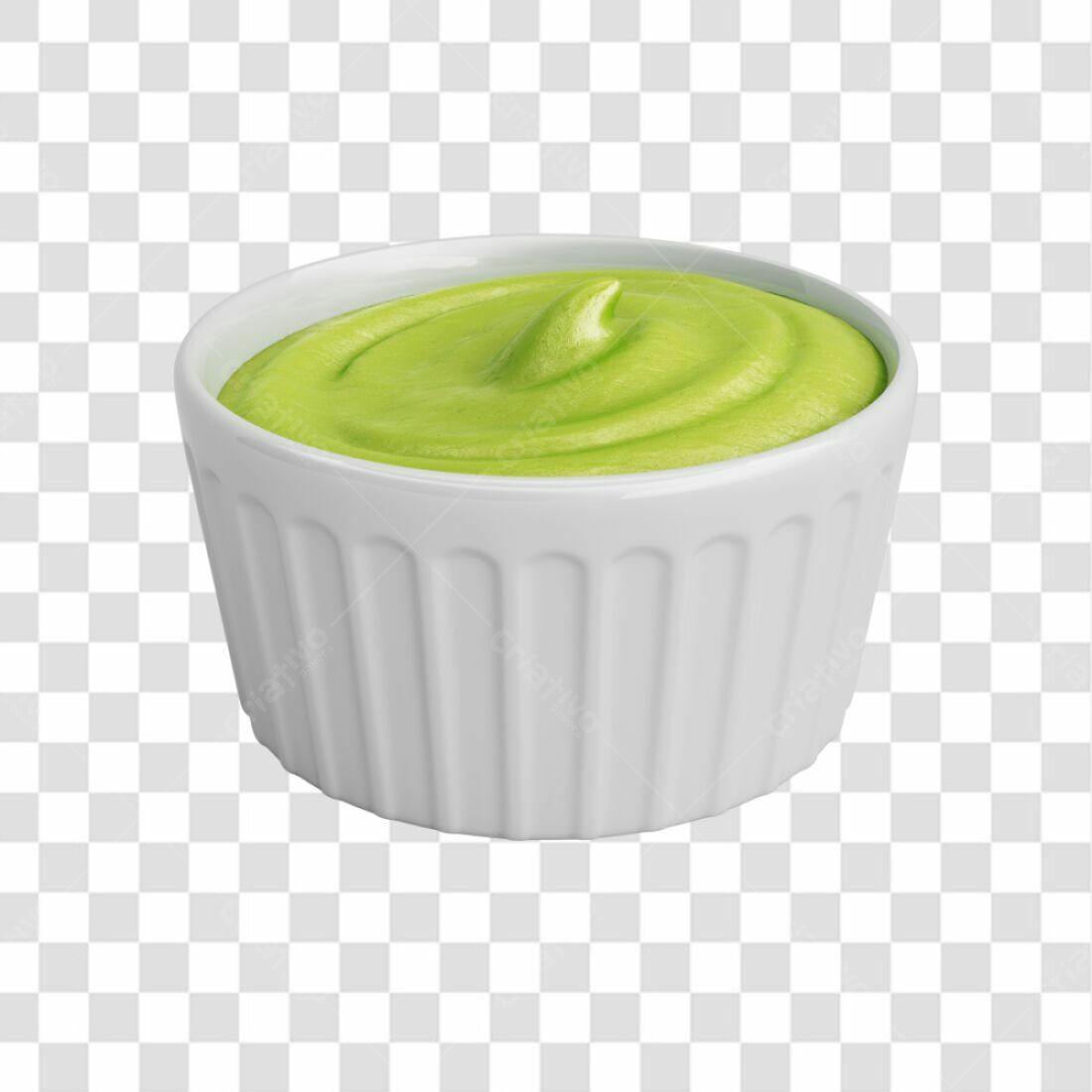 Icone Molho Wasabi PNG com fundo transparente
