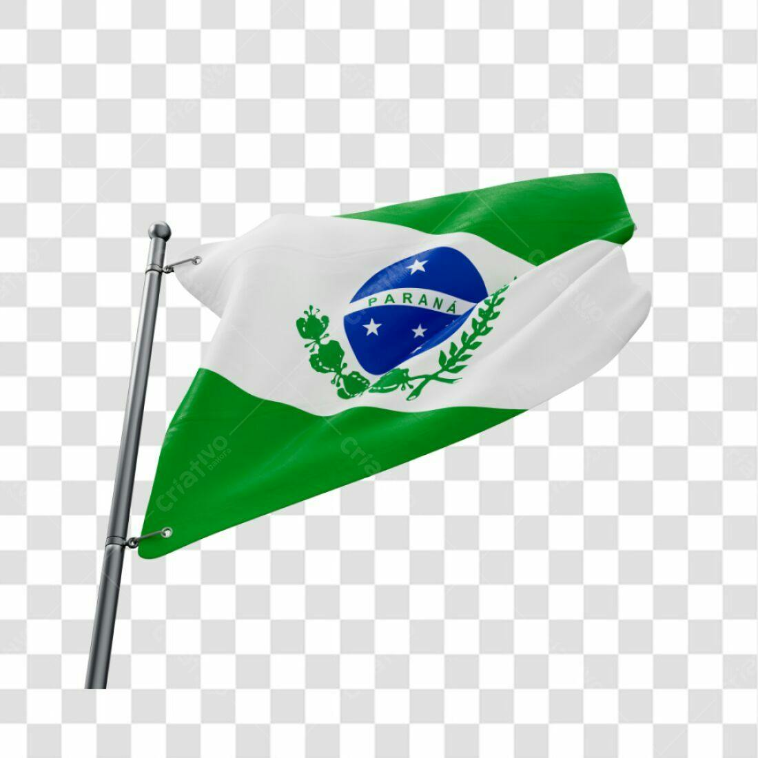 Bandeira Paraná PNG com fundo transparente