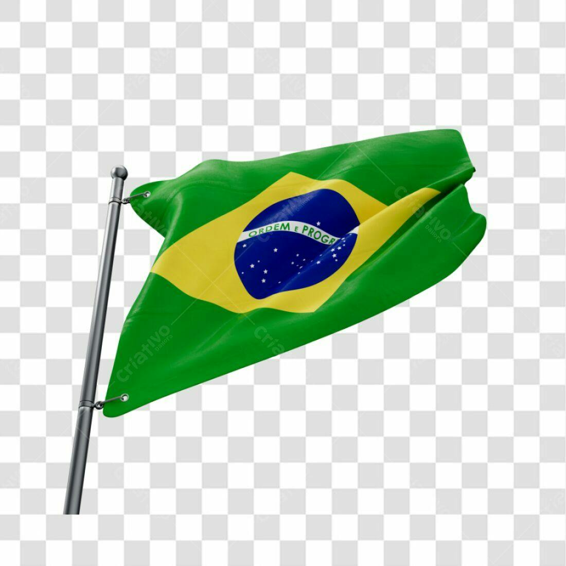 Bandeira Brasil PNG com fundo transparente