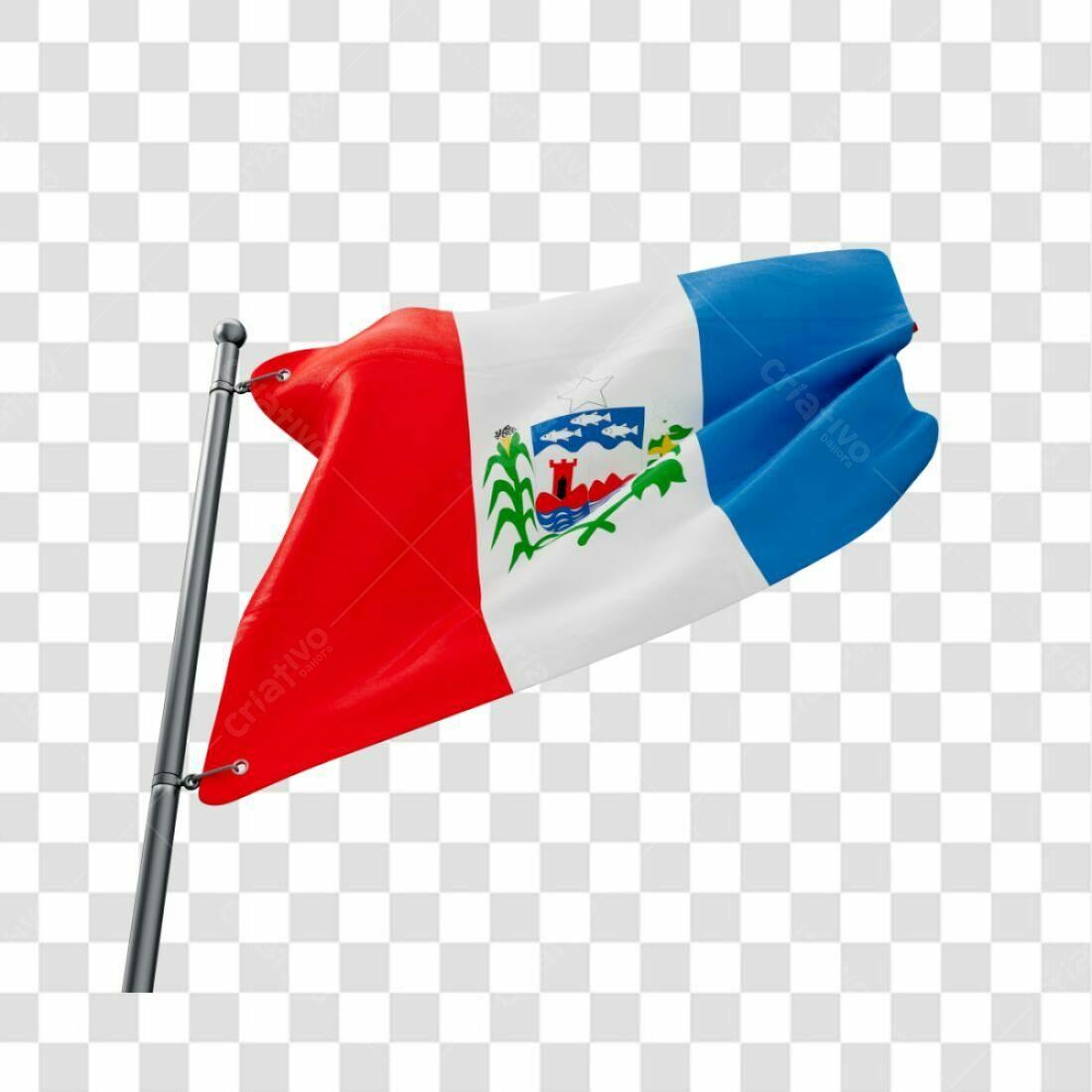 Bandeira de Paraty PNG com fundo transparente