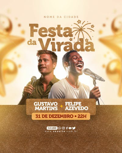 Flyer   Festa Da Virada   Ano Novo