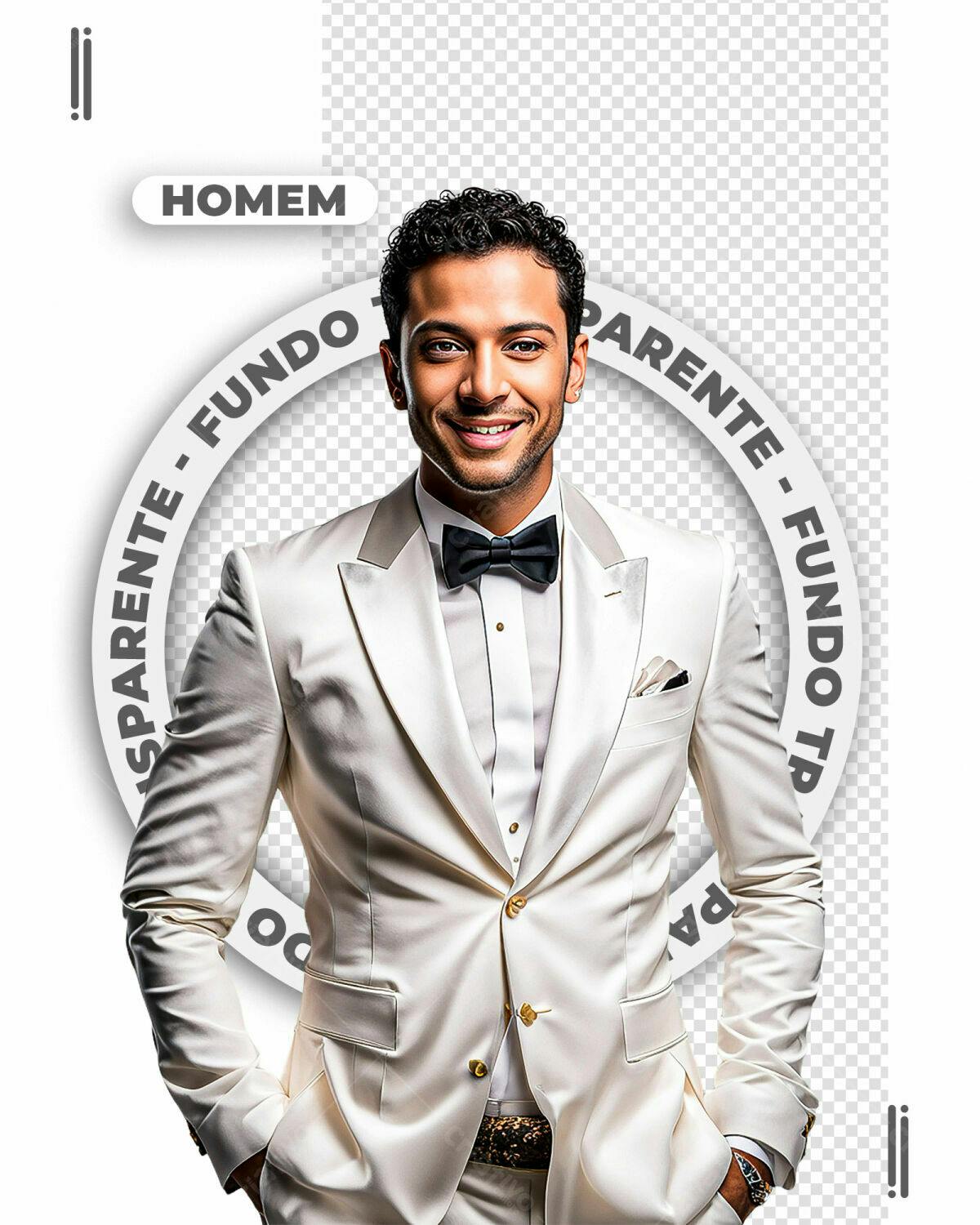 PSD Modelo Masculino para Fotos de Casamento Editável