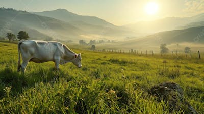 Gado Vacas Girolando No Pasto Fazenda Agro Cena 20