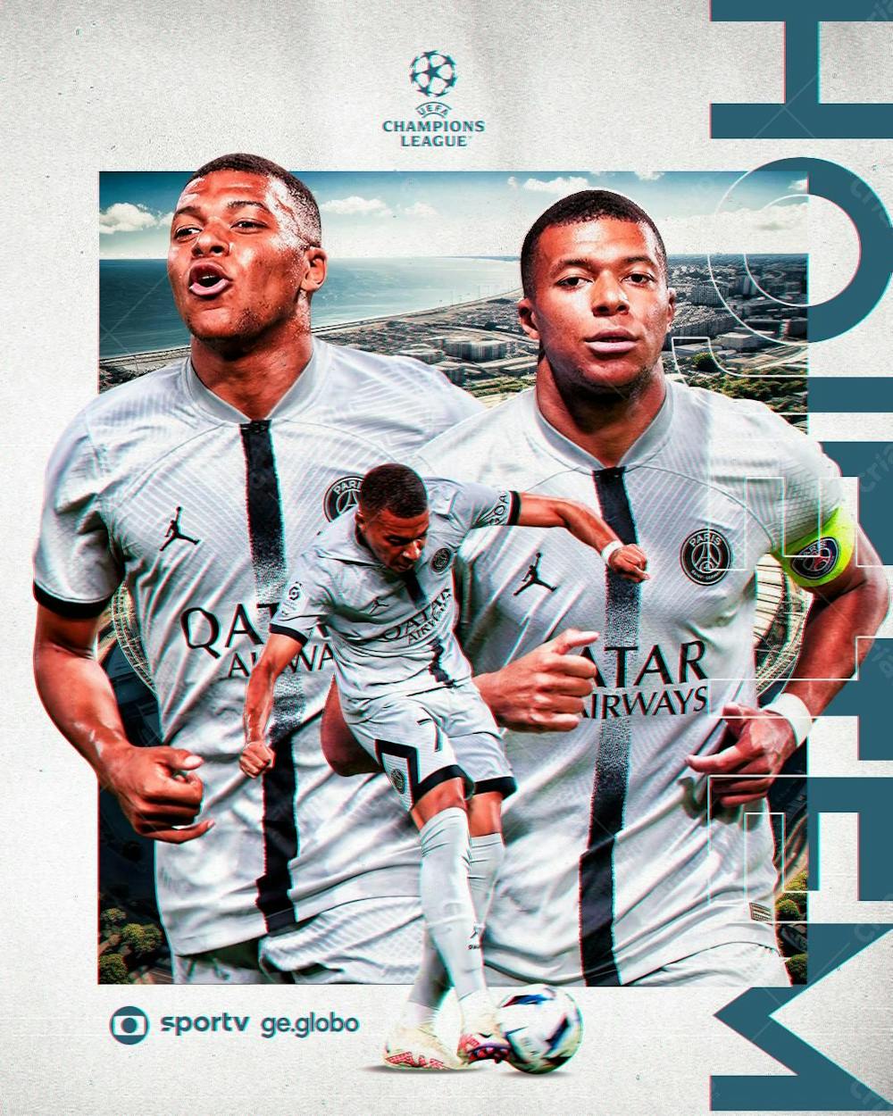 Mbappé Psg Futebol Champions League 