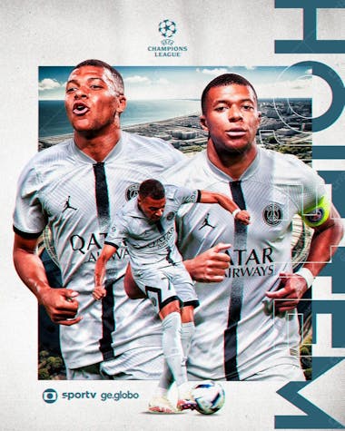 Mbappé psg futebol champions league