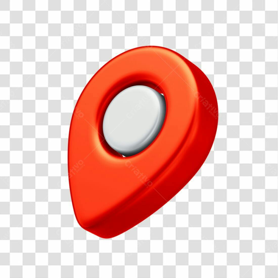Icone de localização vermelho PNG com fundo transparente