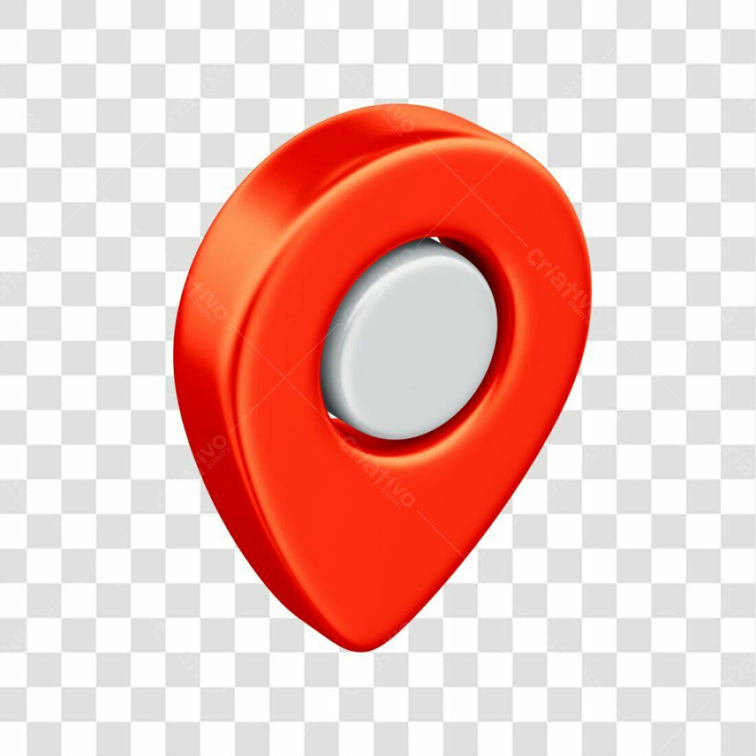 Icone Mapa Localização Vermelho PNG com fundo transparente