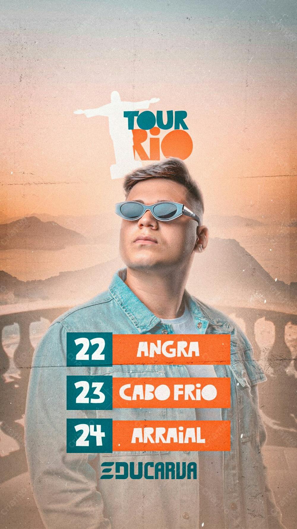 07   Flyer Artista Agenda De Shows Edu Carva Tour Stories