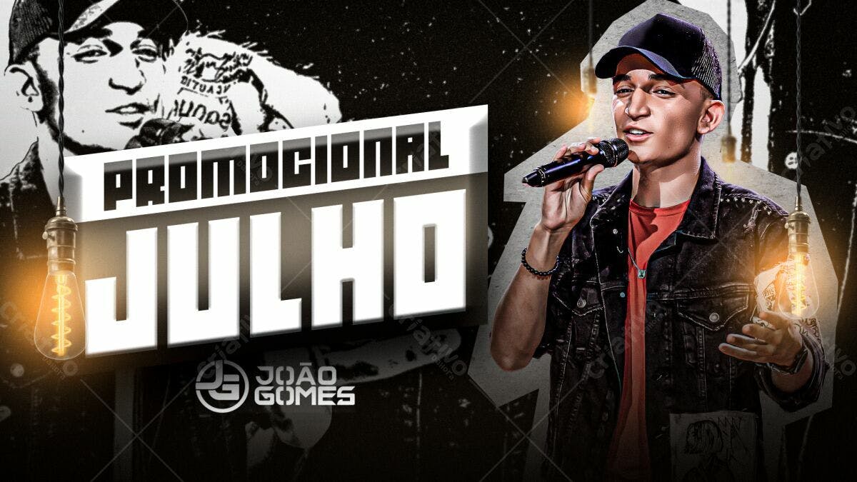 Flyer Promocional João Gomes Julho PSD Editável