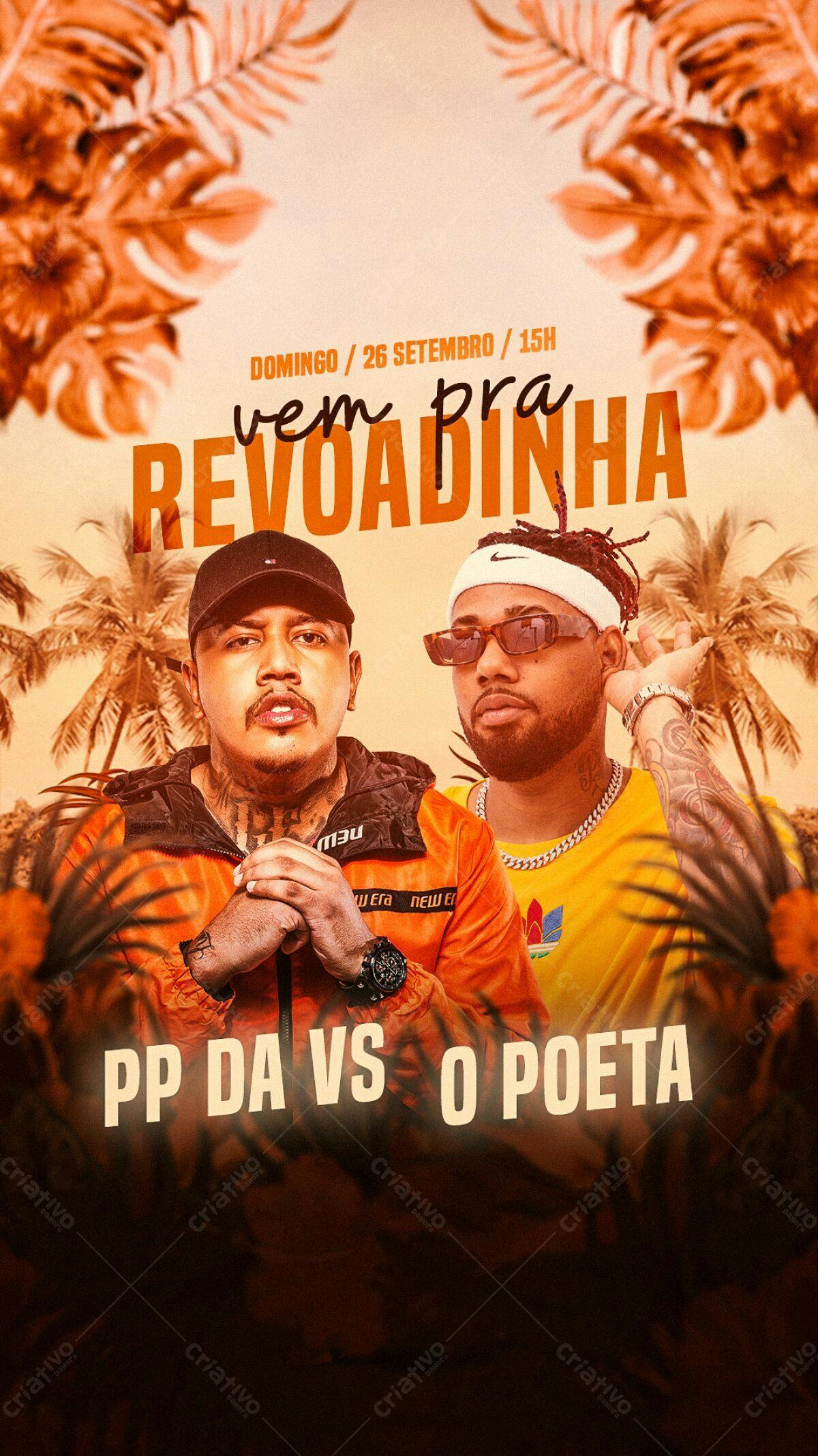 Flyer para Evento Musical Revoadinha PSD Editável