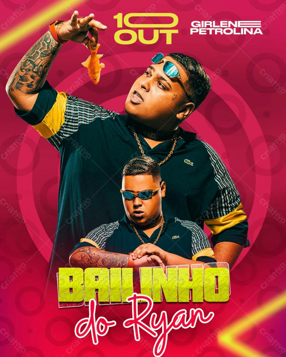 Flyer Baile do Ryan PSD Editável