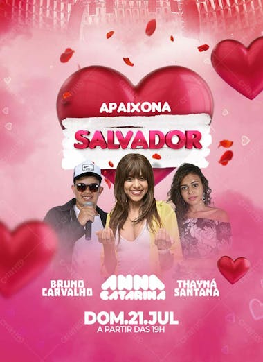 43 flyer evento apaixona salvador feed