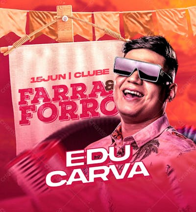 45   Flyer Artista Farra E Forró Festa Junina Feed