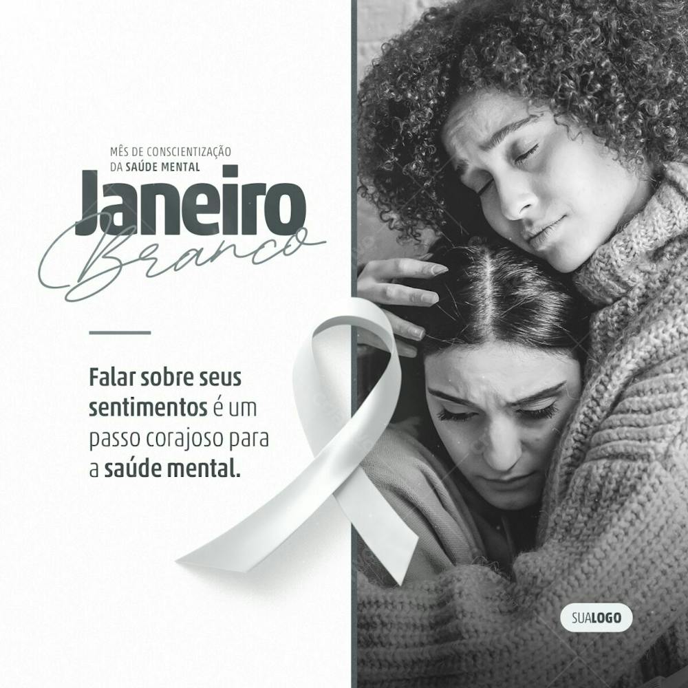 Social Media Janeiro Branco   Falar Sobre Seu Sentimentos