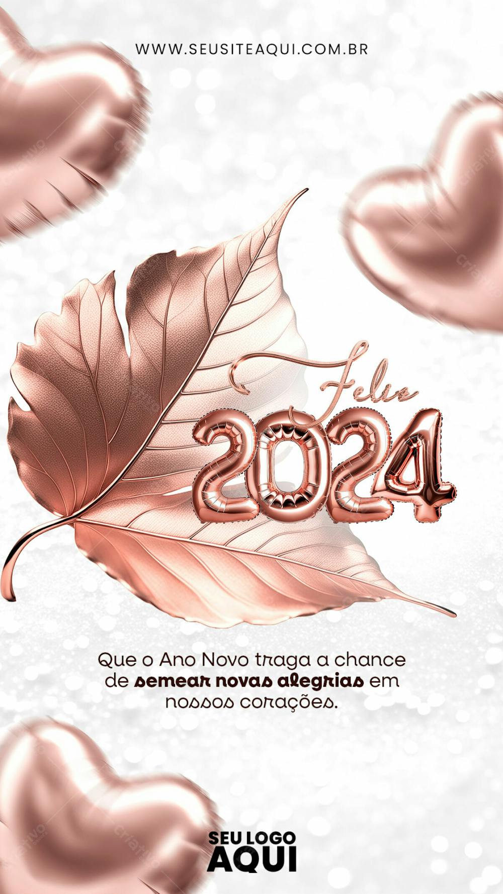 STORY | SEJA BEM VINDO JANEIRO | BEM VINDO 2024 | FELIZ ANO NOVO| PSD EDITÁVEL