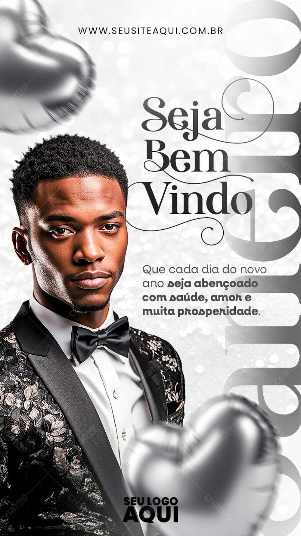 STORY | SEJA BEM VINDO JANEIRO | BEM VINDO 2024 | FELIZ ANO NOVO| PSD EDITÁVEL