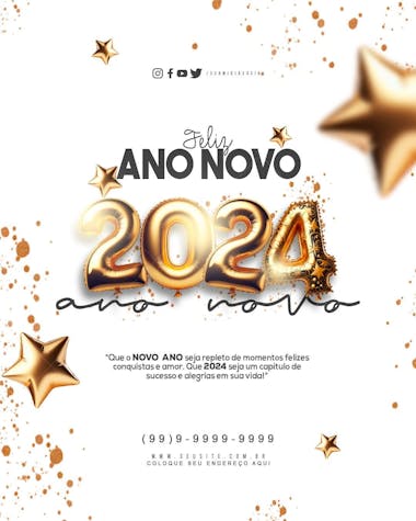 Feliz ano novo 2024