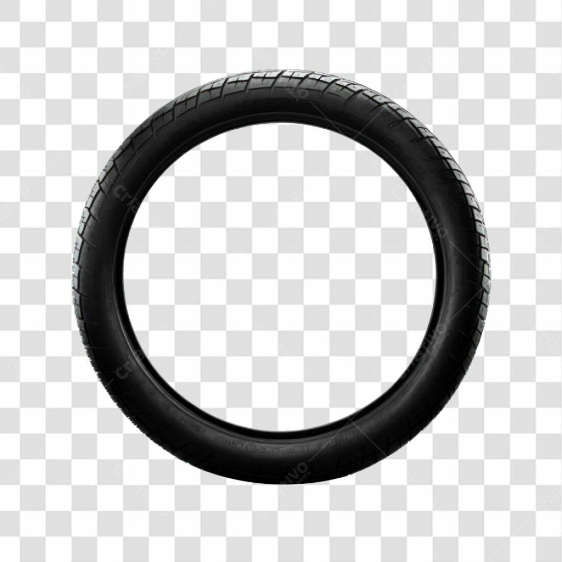Icone Pneu Preto PNG com fundo transparente