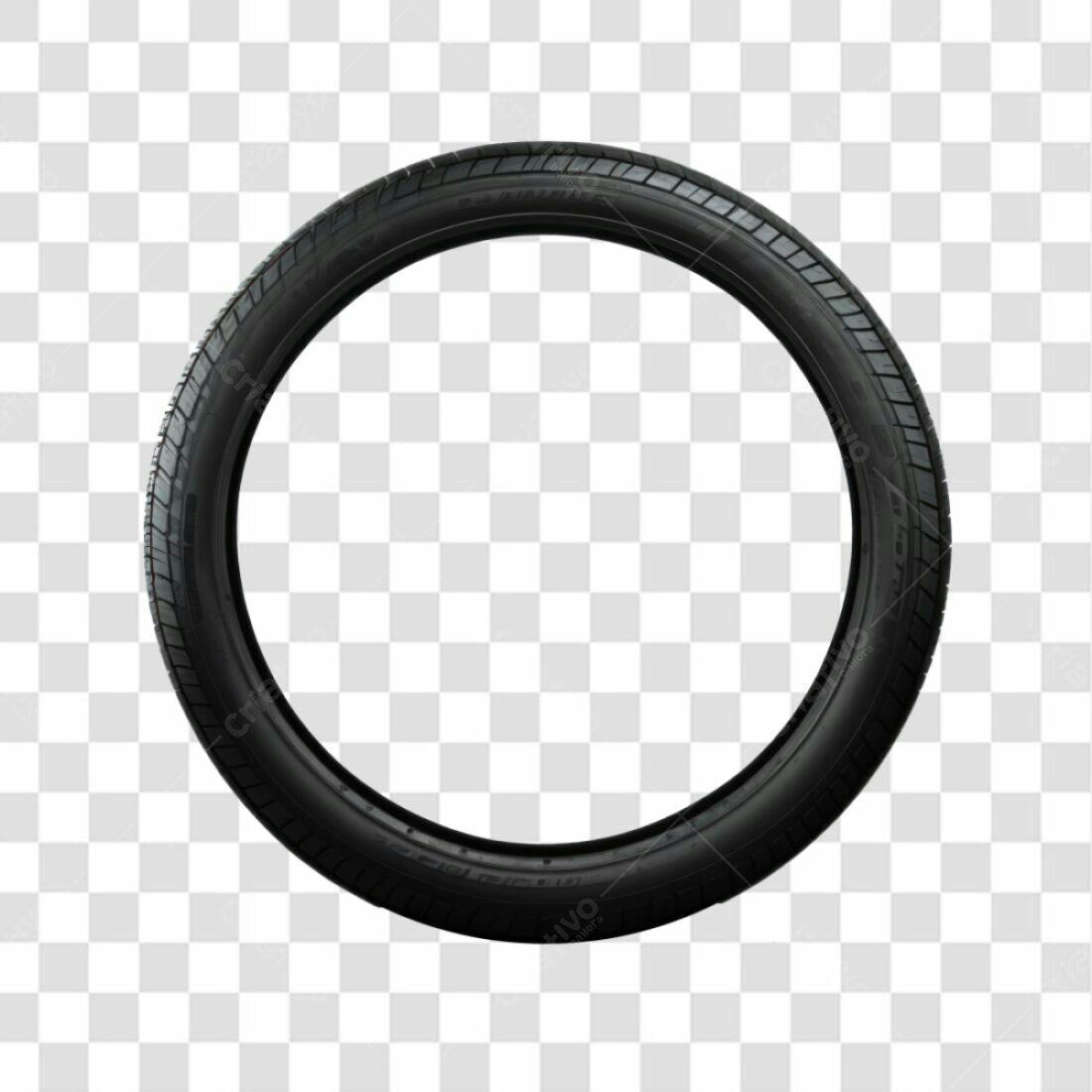 Icone Pneu Preto PNG com fundo transparente