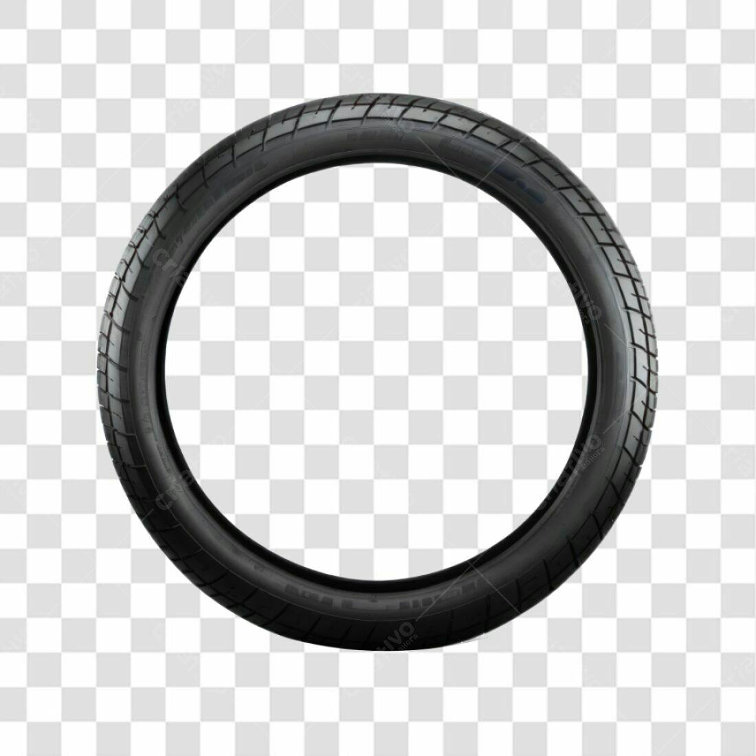 Icone Pneu Preto PNG com fundo transparente