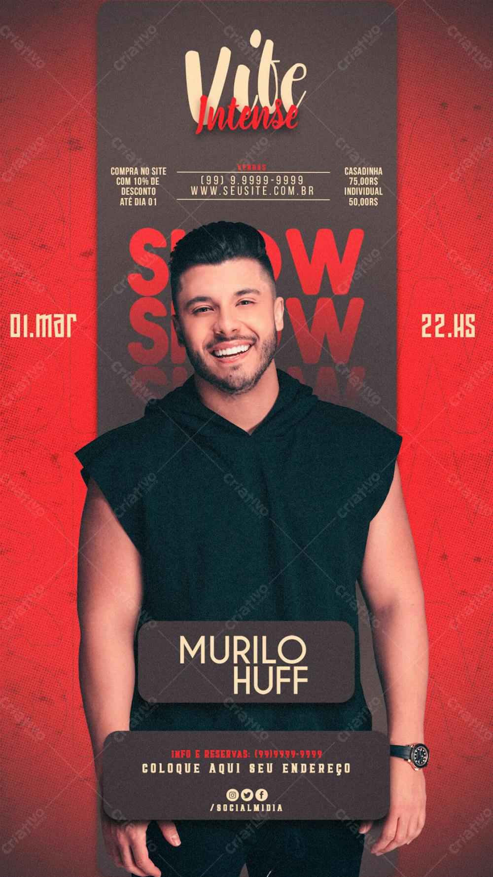 Evento Vibe Intense Show Feed