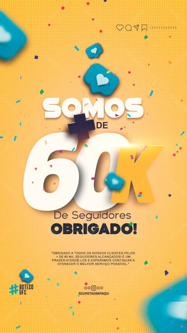 Somos mais de 60k story