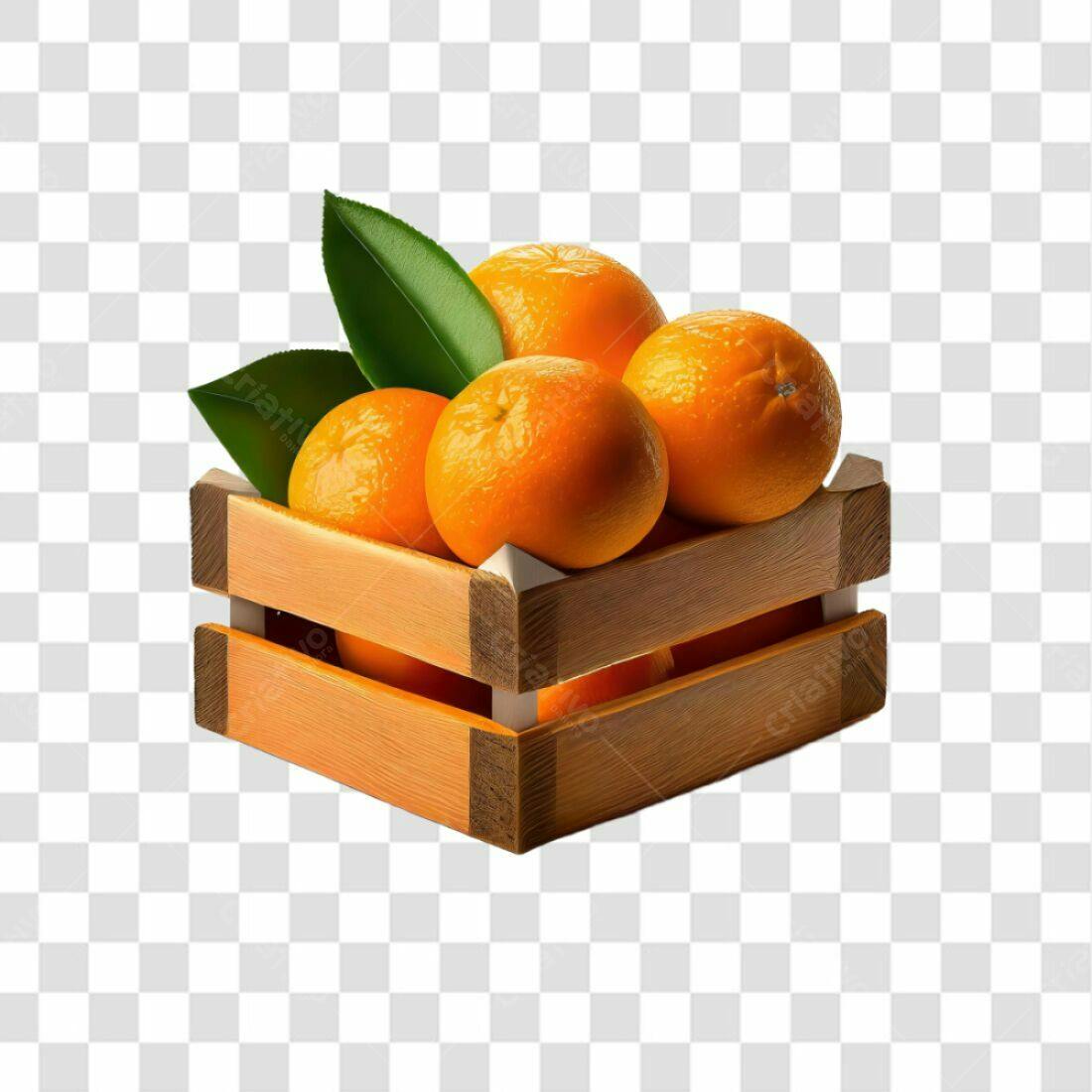 Icone Frutas Cesta de Tangerinas PNG com fundo transparente