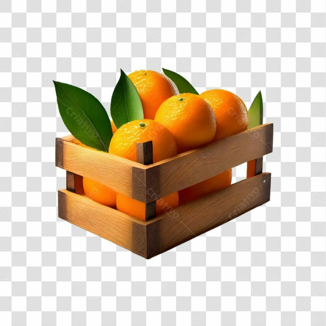 Icone Frutas Cesta de Tangerinas PNG com fundo transparente