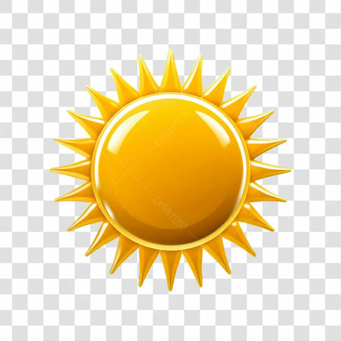 Icone Sol Verão PNG com fundo transparente