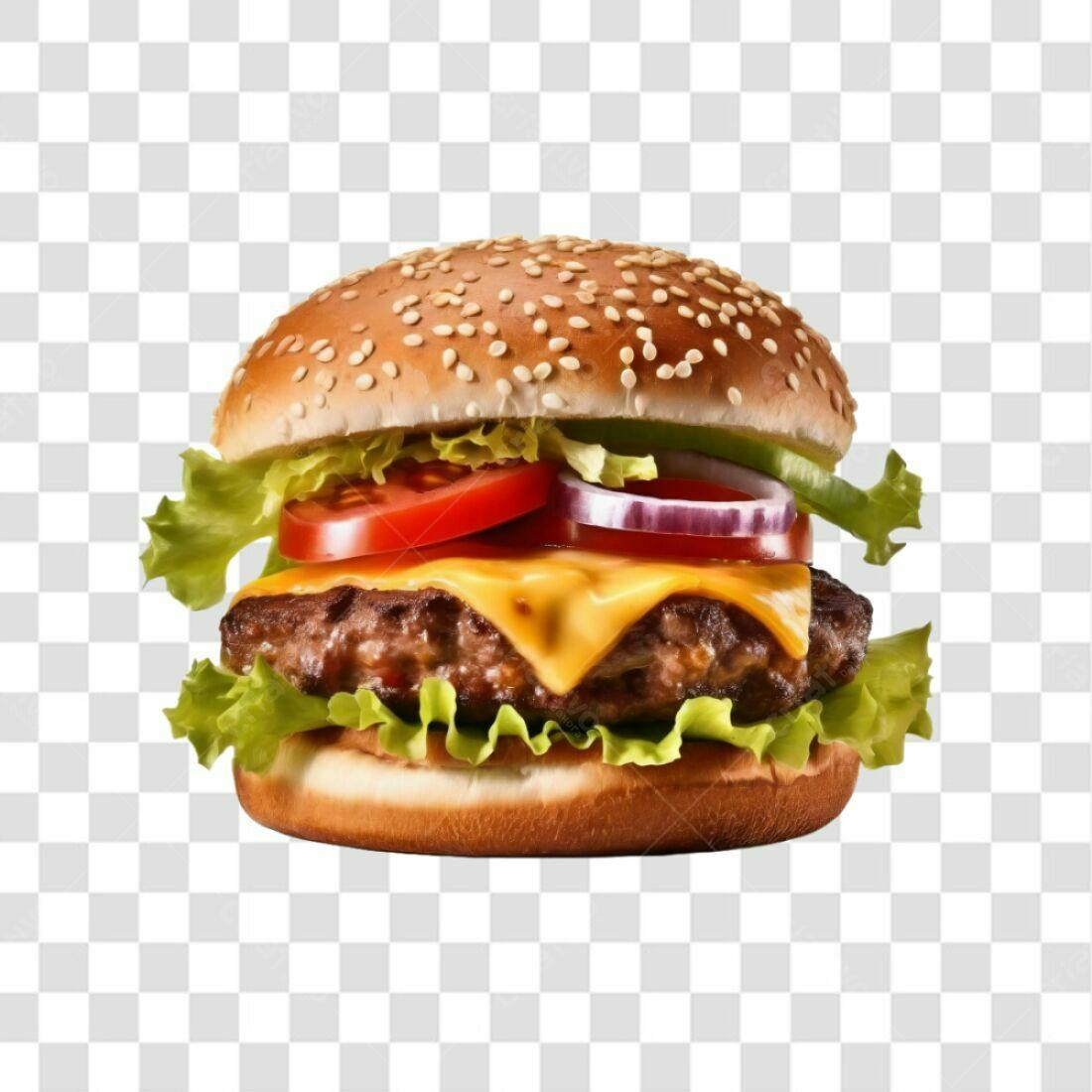 Imagem de Hambúrguer PNG com fundo transparente