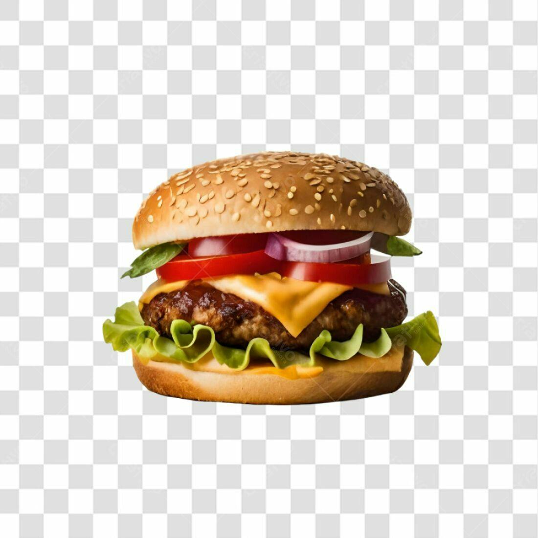 Imagem de Hambúrguer PNG com fundo transparente