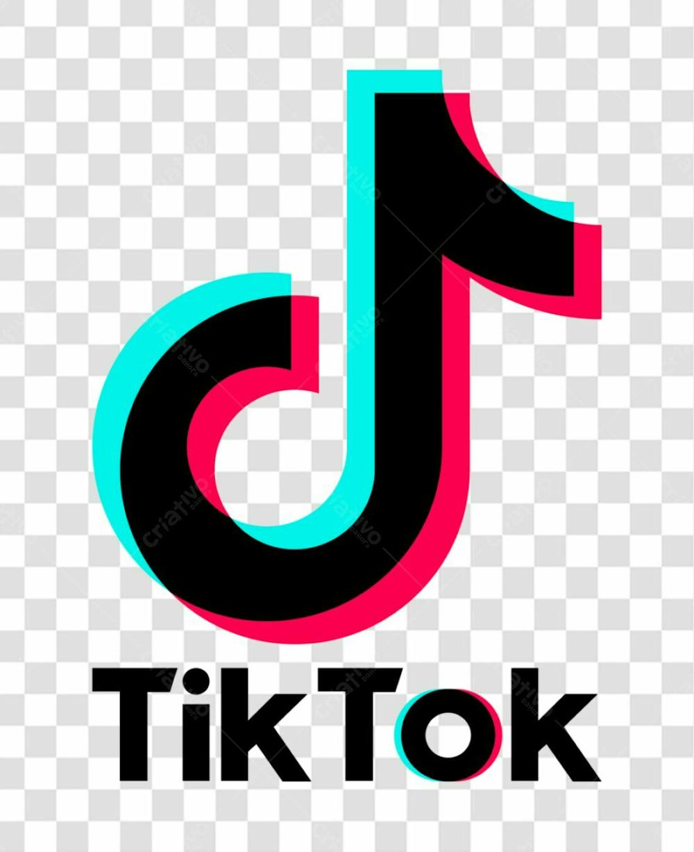 Logo Rede Social Tiktok Png Transparente Sem Fundo