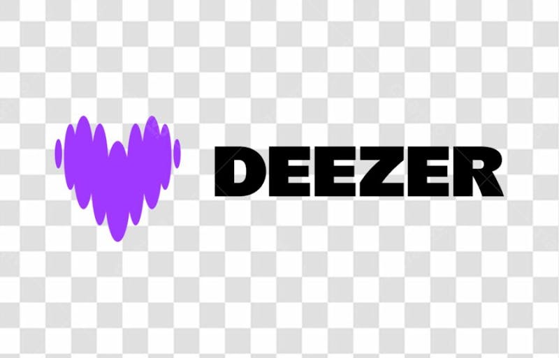 Logo 2 plataforma de música digital deezer png transparente sem fundo