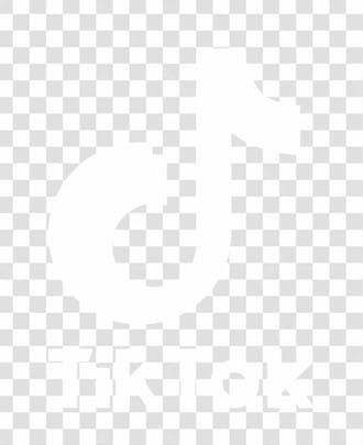 Logo branco rede social tiktok png transparente sem fundo