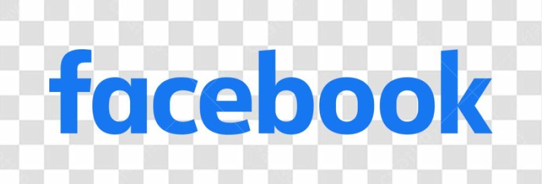 Logotipo Facebook PNG com fundo transparente