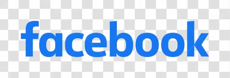 Logo rede social facebook png transparente sem fundo