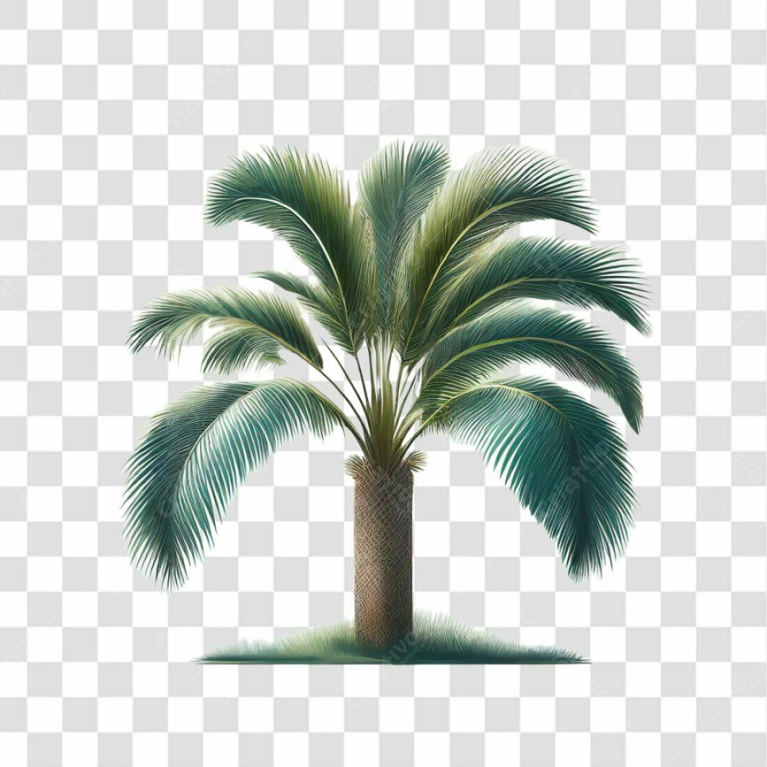 Icone Palma Tropical PNG com fundo transparente