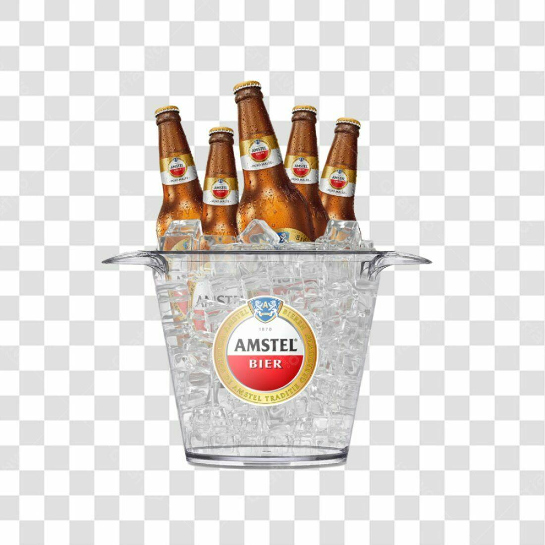 Imagem Cerveja Amstel PNG com fundo transparente