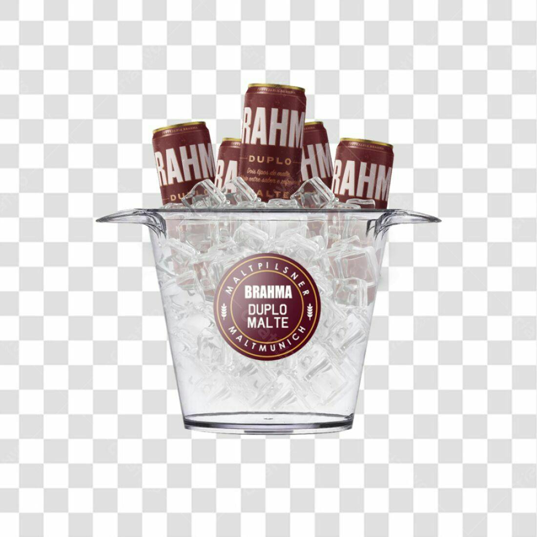Imagem Cerveja Brahma Duplo Malte PNG com fundo transparente