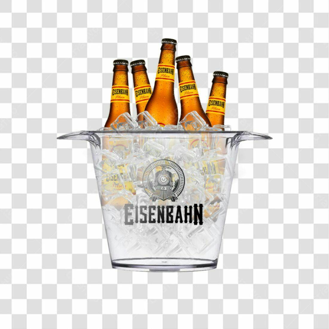 Imagem Balde de Cerveja Eisenbahn PNG com fundo transparente