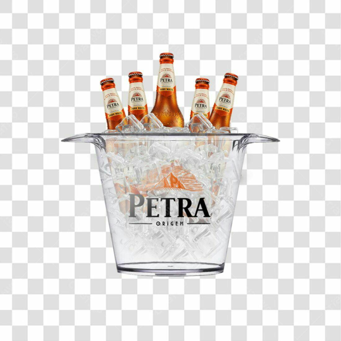 Imagem Cerveja Petra Balde Gelo PNG com fundo transparente