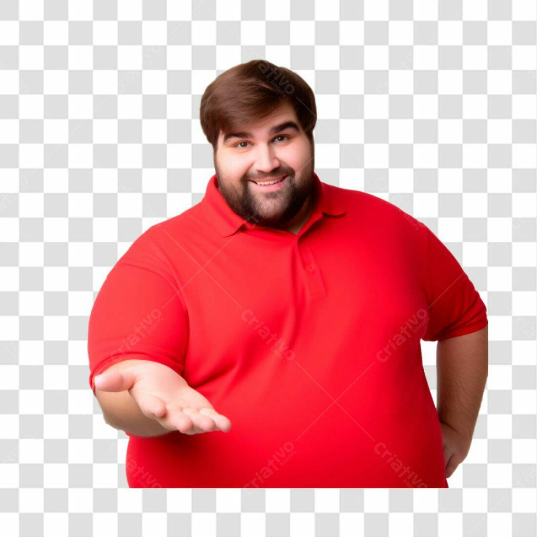 Imagem PNG Homem Oferecendo com fundo transparente