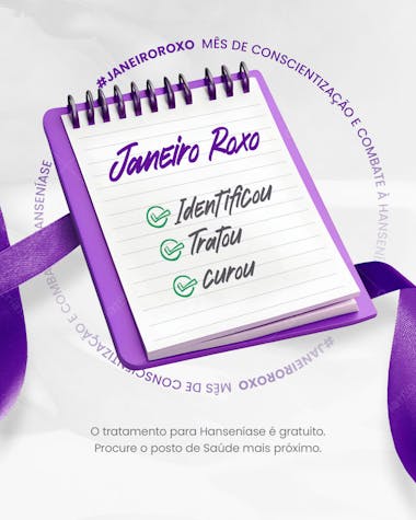 Social media janeiro roxo