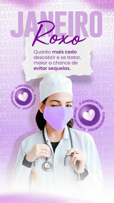 Social media janeiro roxo