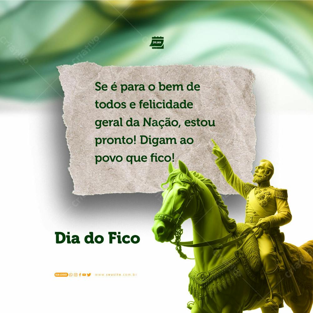 Social Media   Dia Do Fico   Digam Ao Povo Que Fico