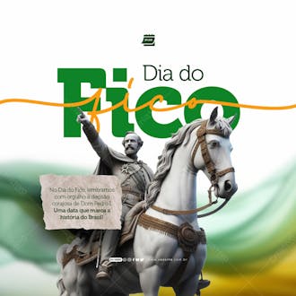 Social media dia do fico uma data que marca a história do brasil