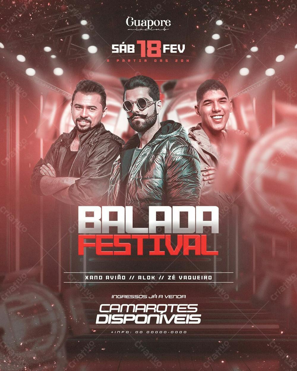 Flyer Evento Balada Festival
